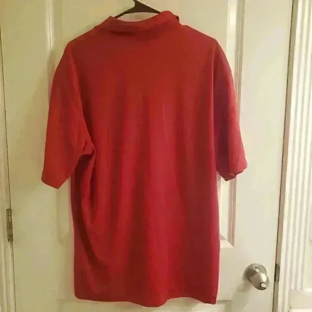 Nike Golf Men's Red Wicking Polo Shirt